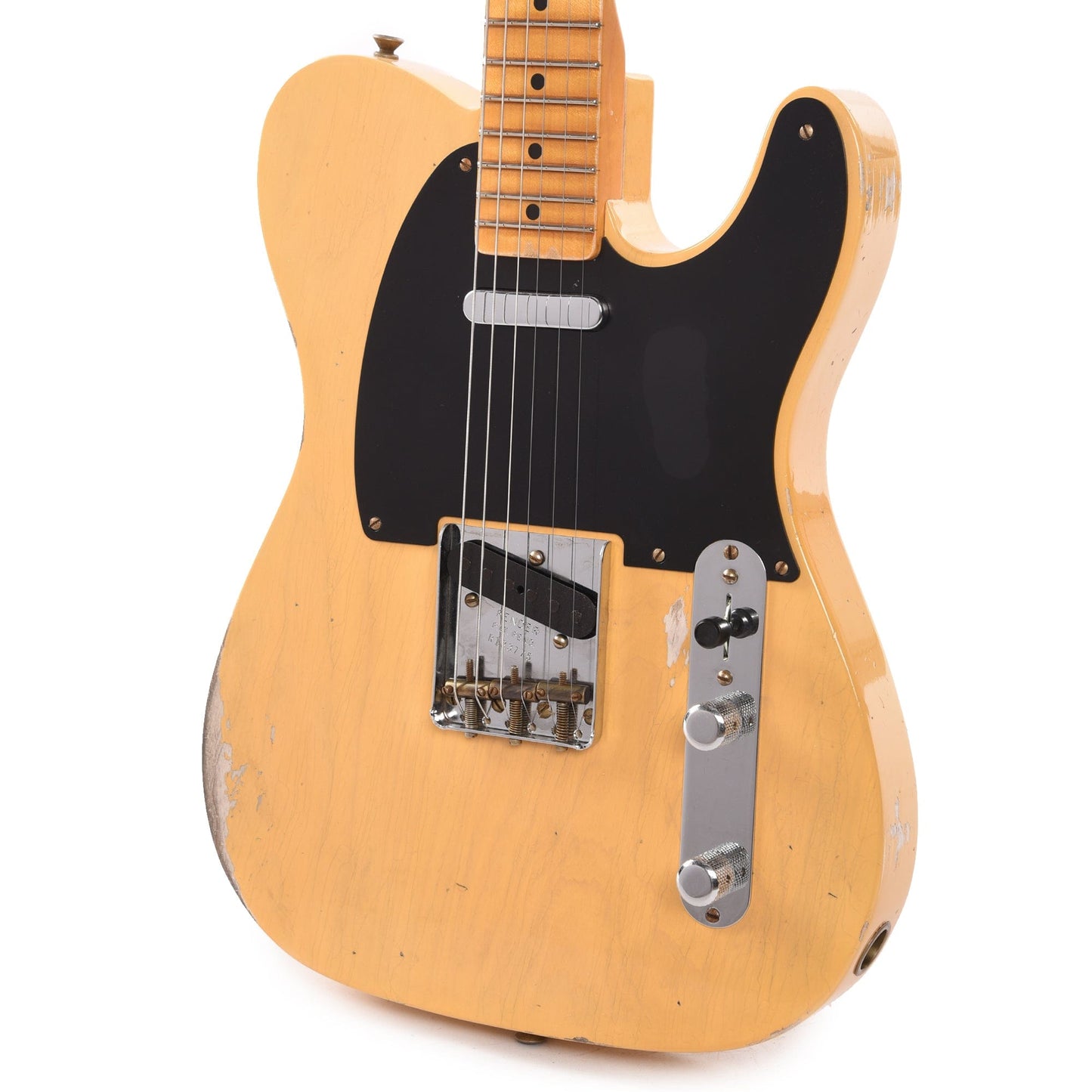 Fender Custom Shop Limited Edition '51 Telecaster Relic Maple Neck Aged Nocaster Blonde Electric Guitars / Solid Body
