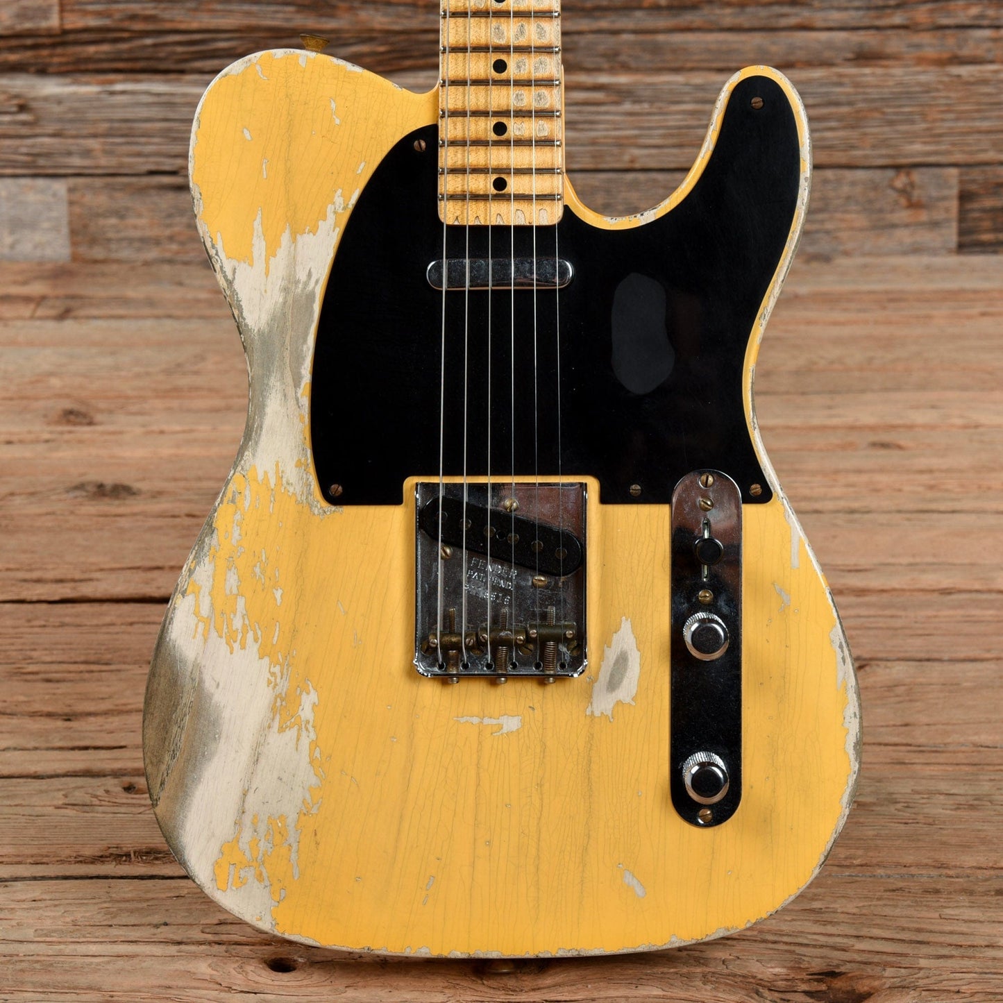 Fender Custom Shop Limited Edition '51 Telecaster Super Heavy Relic Aged Nocaster Blonde 2022 Electric Guitars / Solid Body