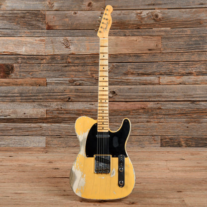 Fender Custom Shop Limited Edition '51 Telecaster Super Heavy Relic Aged Nocaster Blonde 2022 Electric Guitars / Solid Body