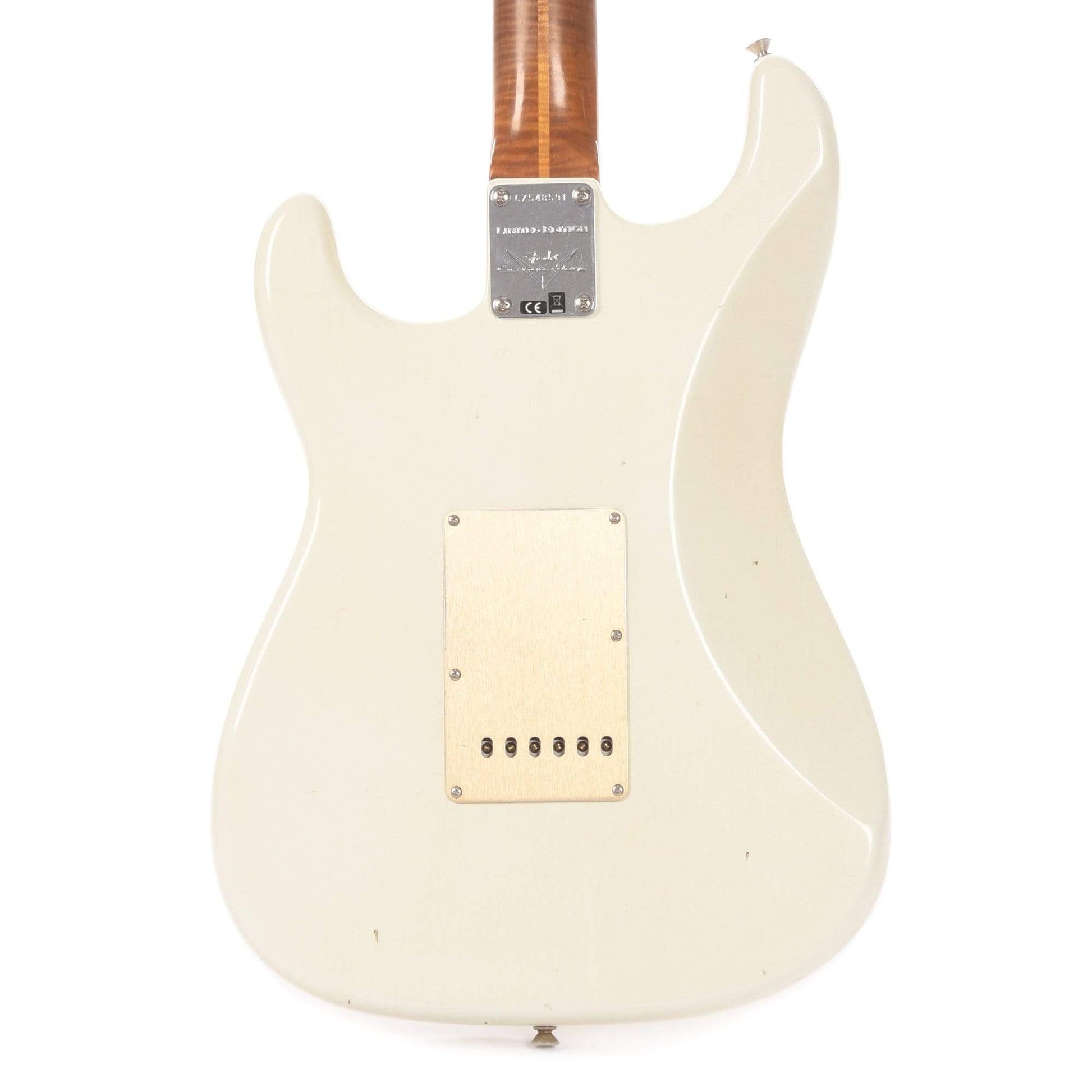Fender Custom Shop Limited Edition '58 Special Stratocaster Journeyman Relic Aged Olympic White Electric Guitars / Solid Body