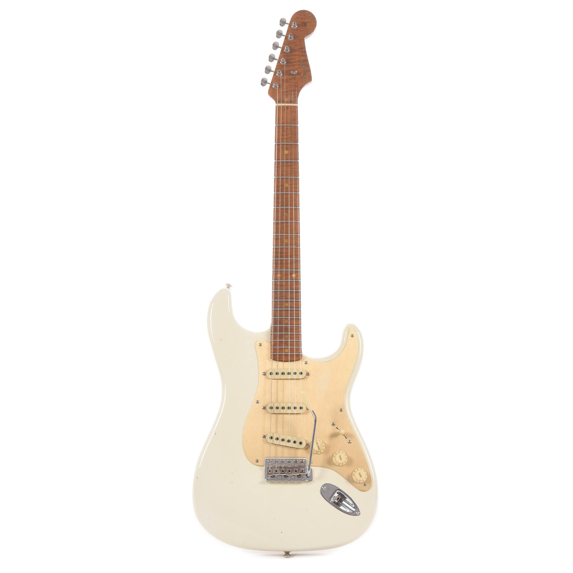 Fender Custom Shop Limited Edition '58 Special Stratocaster Journeyman Relic Aged Olympic White Electric Guitars / Solid Body