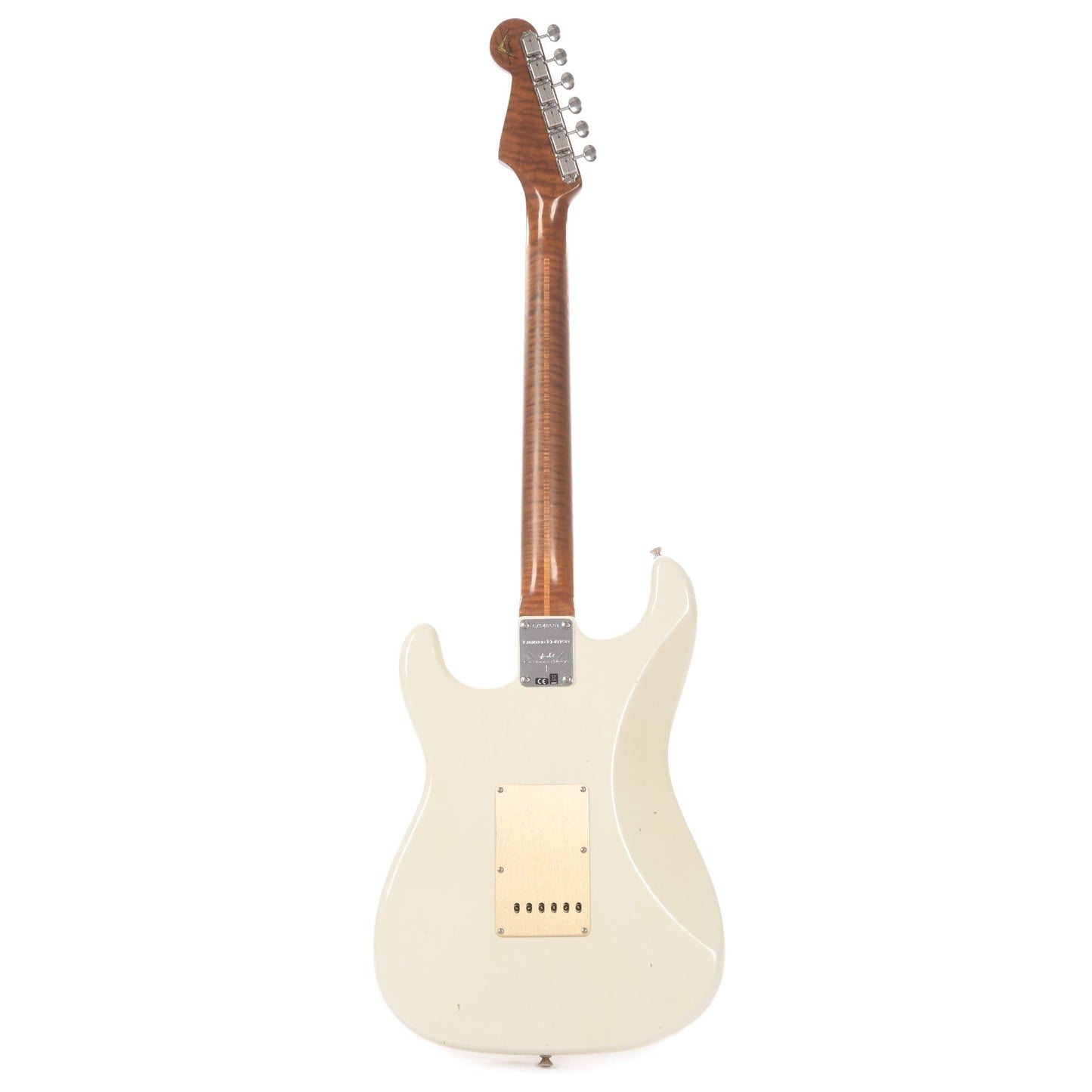 Fender Custom Shop Limited Edition '58 Special Stratocaster Journeyman Relic Aged Olympic White Electric Guitars / Solid Body