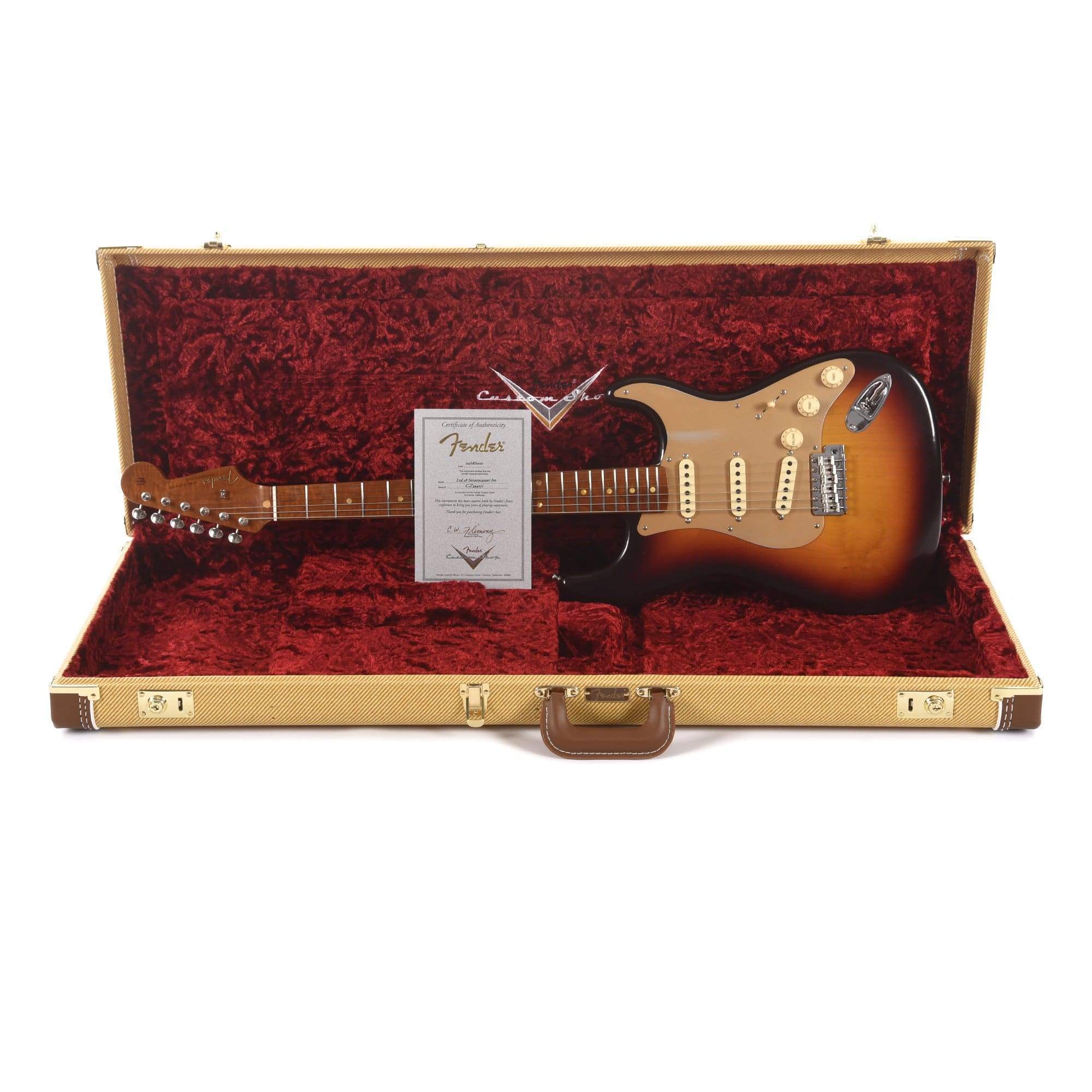 Fender Custom Shop Limited Edition '58 Special Stratocaster Journeyman Relic Chocolate 3-Color Sunburst Electric Guitars / Solid Body
