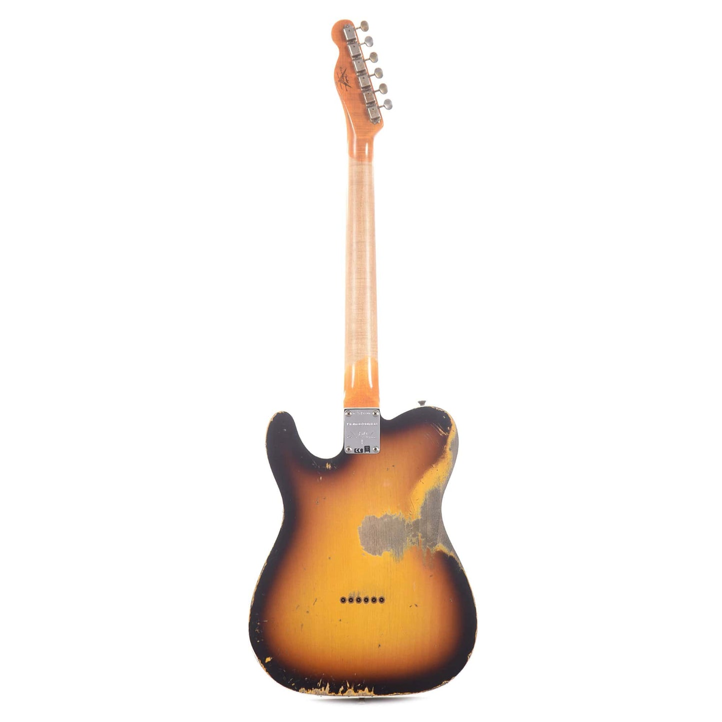 Fender Custom Shop Limited Edition '60s HS Telecaster Custom Heavy Relic Super Faded/Aged 3-Color Sunburst Electric Guitars / Solid Body
