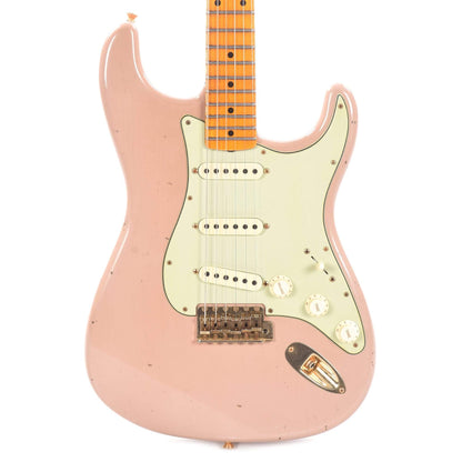 Fender Custom Shop Limited Edition '62 Bone Tone Stratocaster Journeyman Dirty Shell Pink Electric Guitars / Solid Body