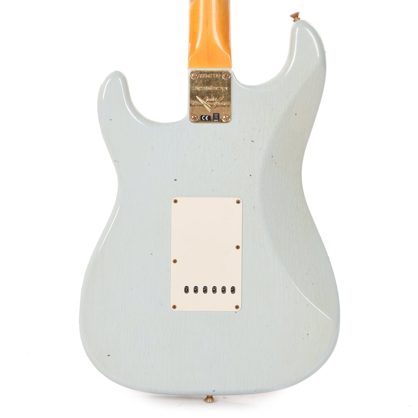 Fender Custom Shop Limited Edition '62 Bone Tone Stratocaster Journeyman Super Faded Aged Sonic Blue Electric Guitars / Solid Body