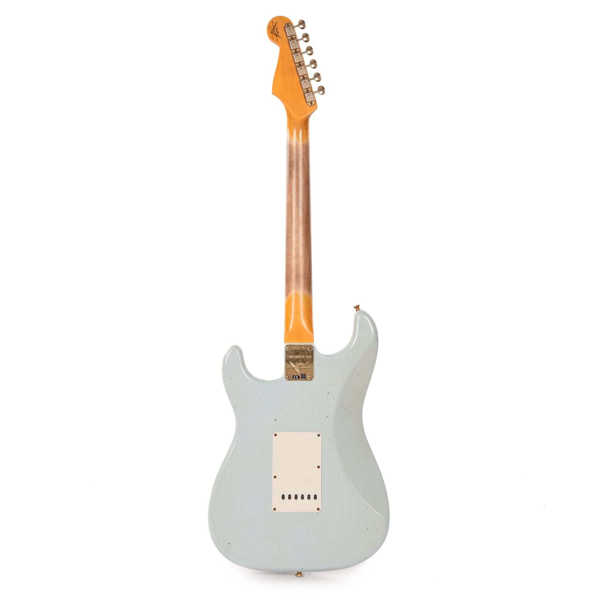 Fender Custom Shop Limited Edition '62 Bone Tone Stratocaster Journeyman Super Faded Aged Sonic Blue Electric Guitars / Solid Body