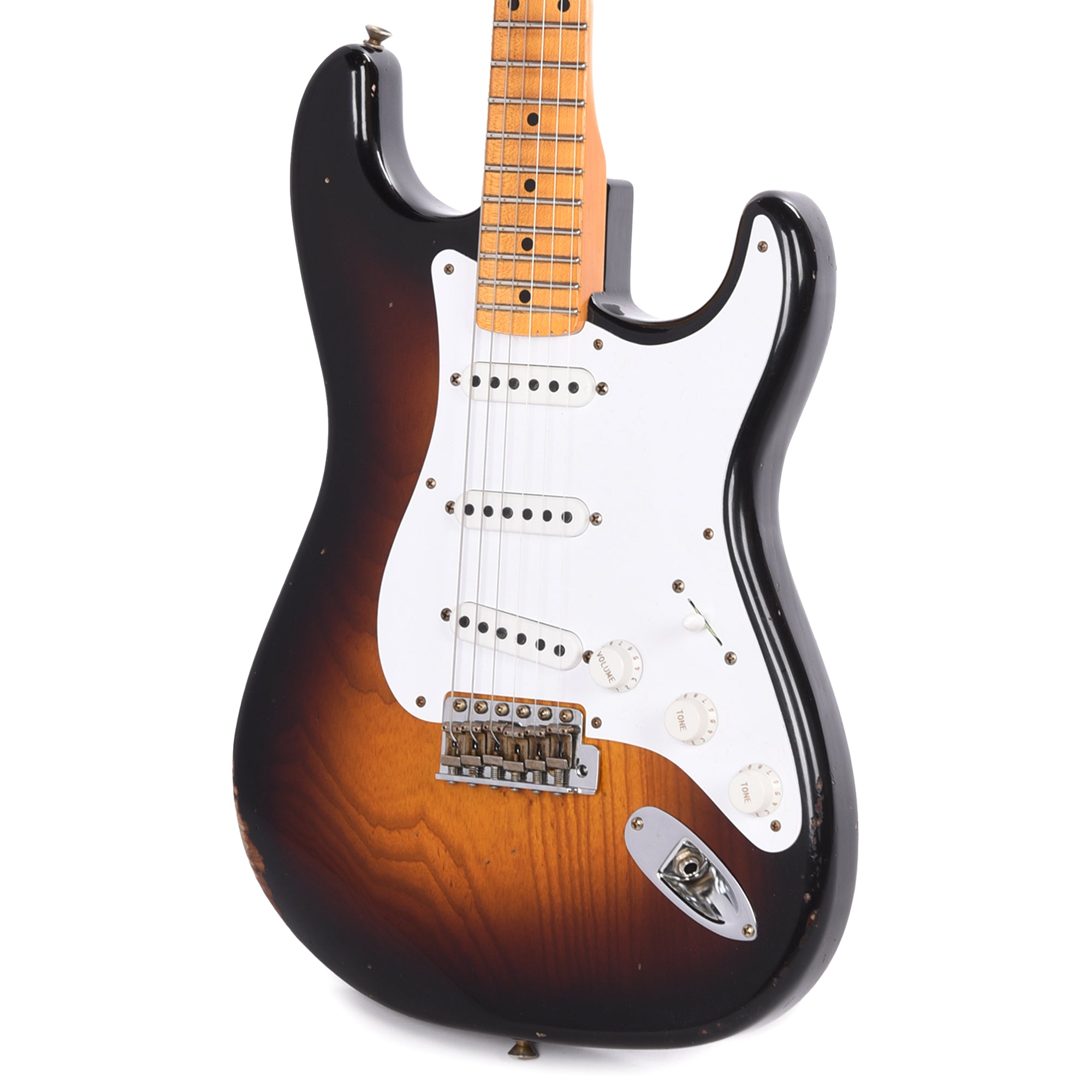 Fender Custom Shop Limited Edition 70th Anniversary 1954 Stratocaster Relic Wide-Fade 2-Color Sunburst Electric Guitars / Solid Body