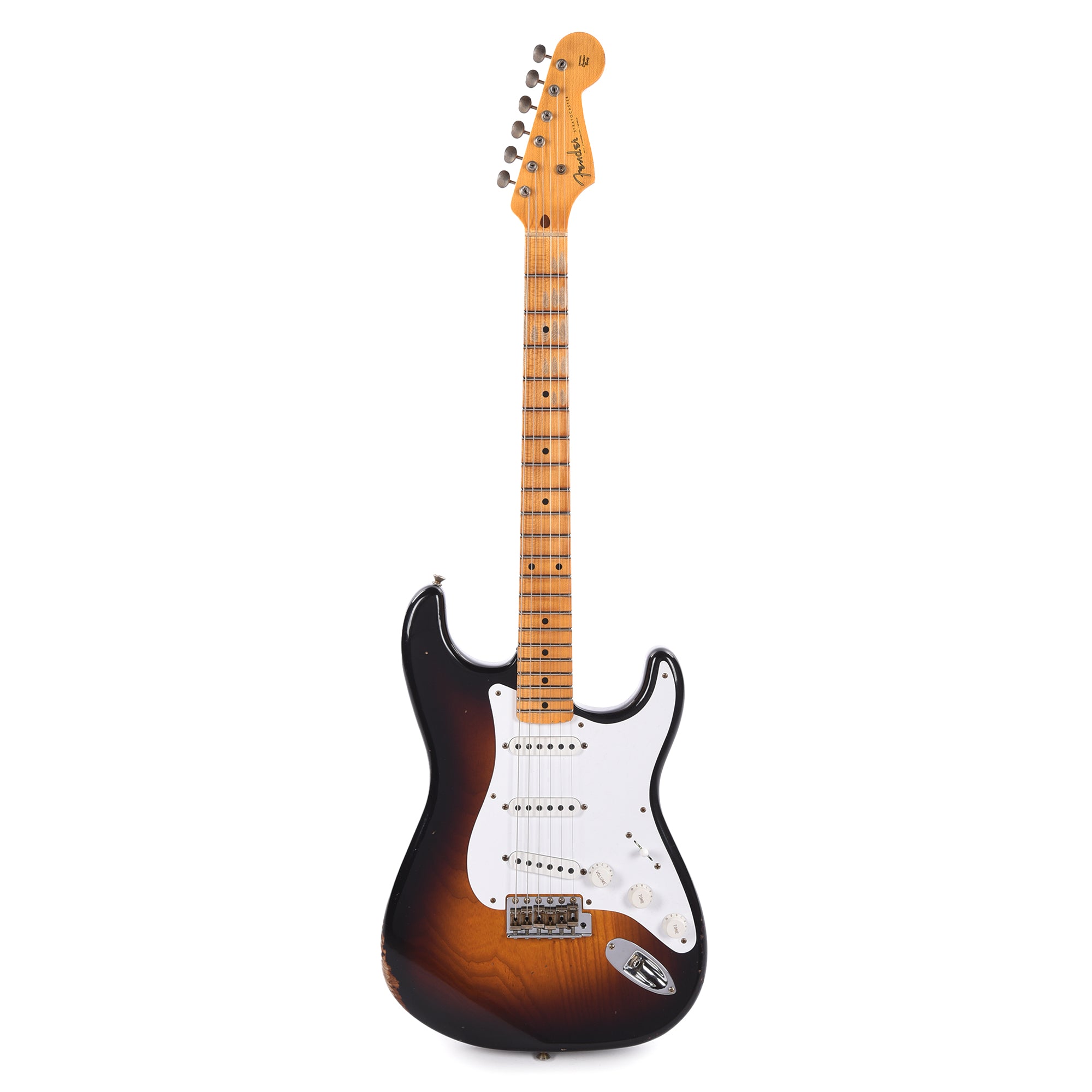 Fender Custom Shop Limited Edition 70th Anniversary 1954 Stratocaster Relic Wide-Fade 2-Color Sunburst Electric Guitars / Solid Body
