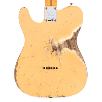 Fender Custom Shop Limited Edition 70th Anniversary Broadcaster Heavy Relic Aged Nocaster Blonde Electric Guitars / Solid Body