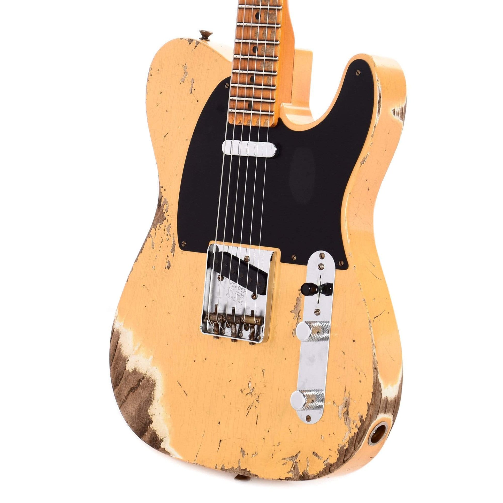 Fender Custom Shop Limited Edition 70th Anniversary Broadcaster Heavy Relic Aged Nocaster Blonde Electric Guitars / Solid Body