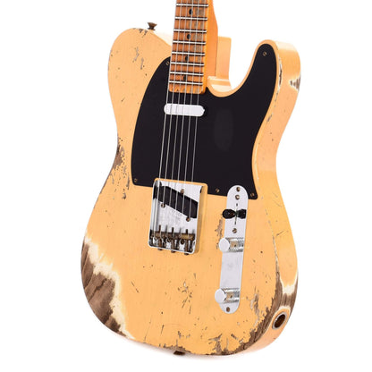Fender Custom Shop Limited Edition 70th Anniversary Broadcaster Heavy Relic Aged Nocaster Blonde Electric Guitars / Solid Body