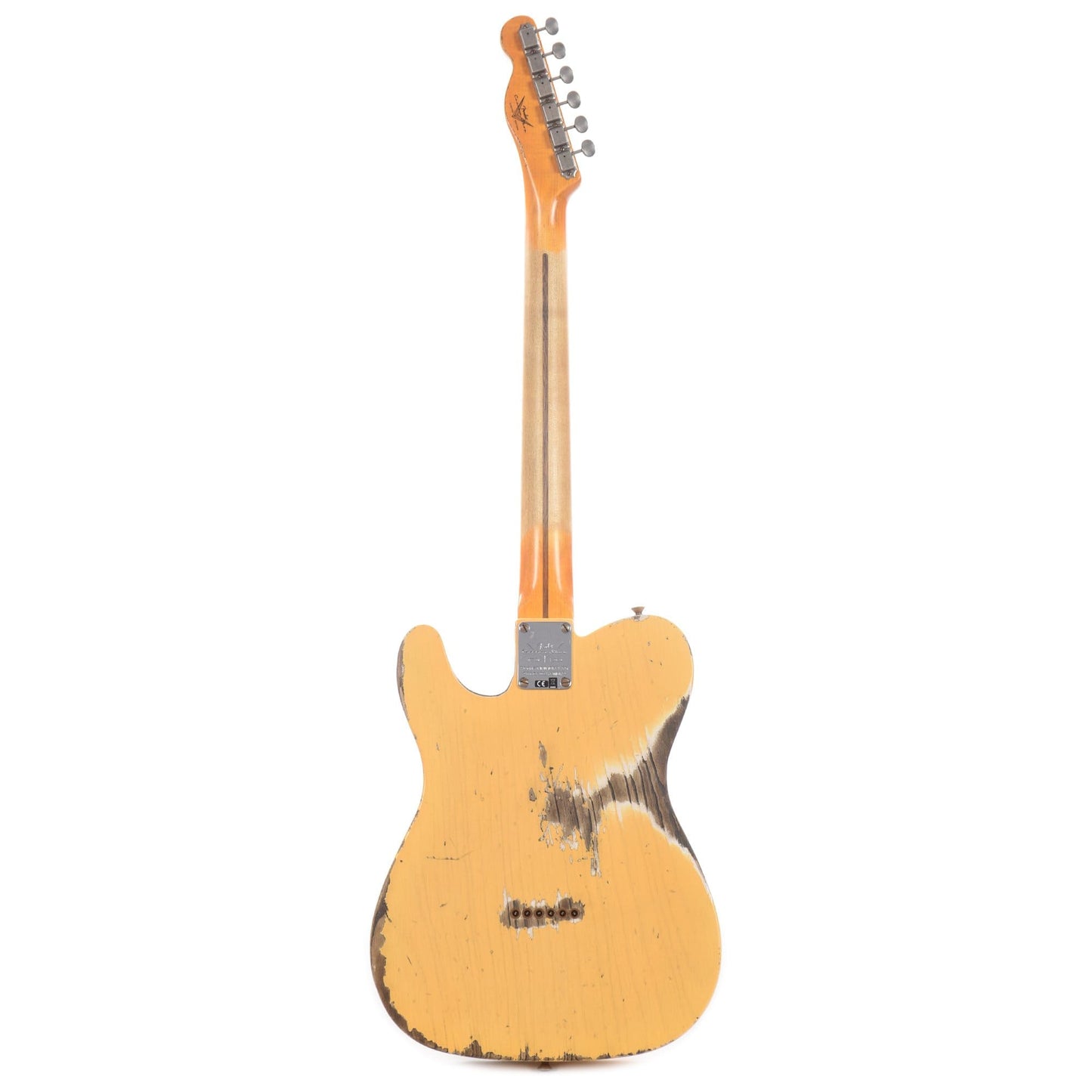 Fender Custom Shop Limited Edition 70th Anniversary Broadcaster Heavy Relic Aged Nocaster Blonde Electric Guitars / Solid Body