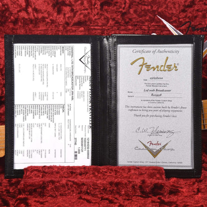 Fender Custom Shop Limited Edition 70th Anniversary Broadcaster Journeyman Relic Nocaster Blonde Electric Guitars / Solid Body