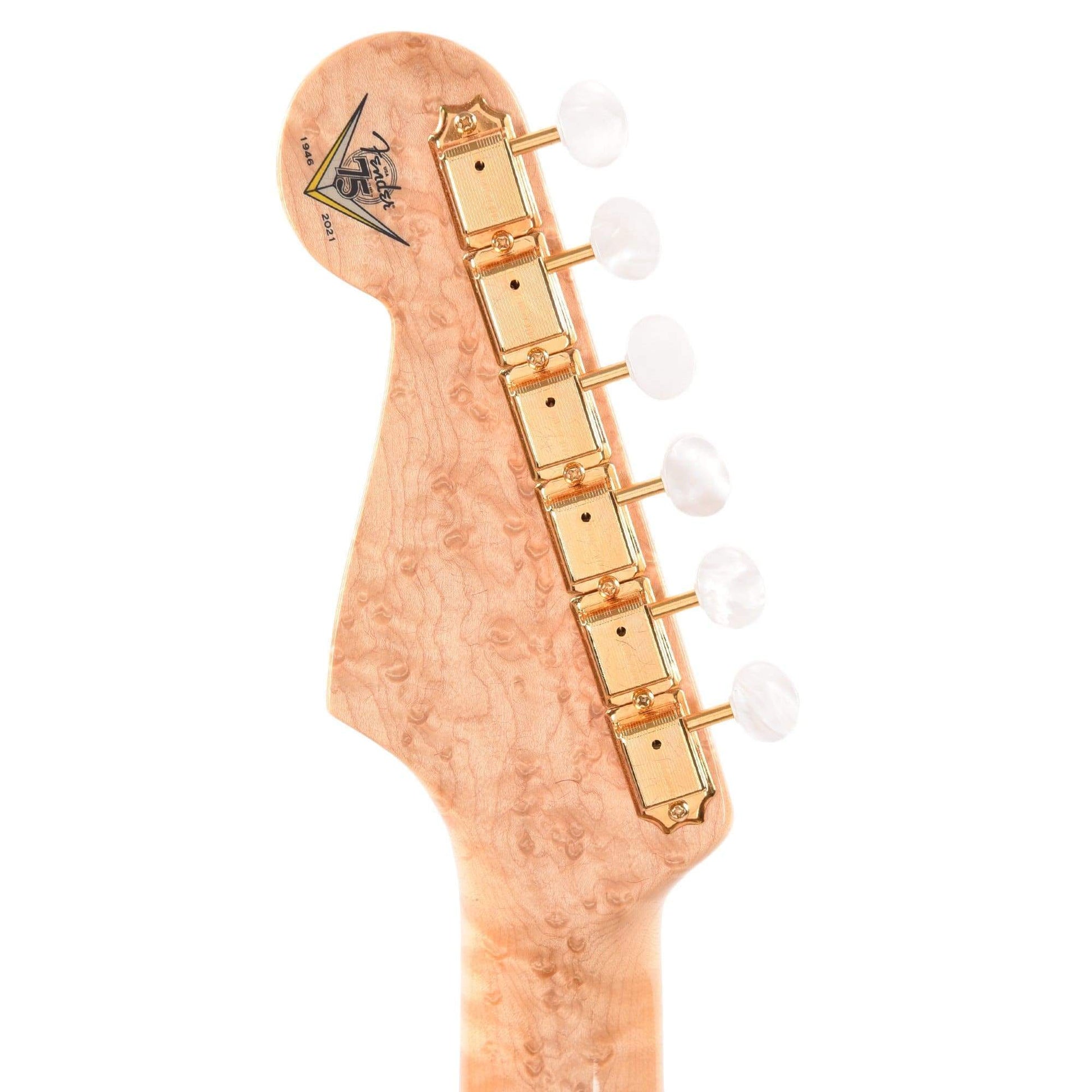 Fender Custom Shop Limited Edition 75th Anniversary Stratocaster NOS Diamond White Pearl Electric Guitars / Solid Body