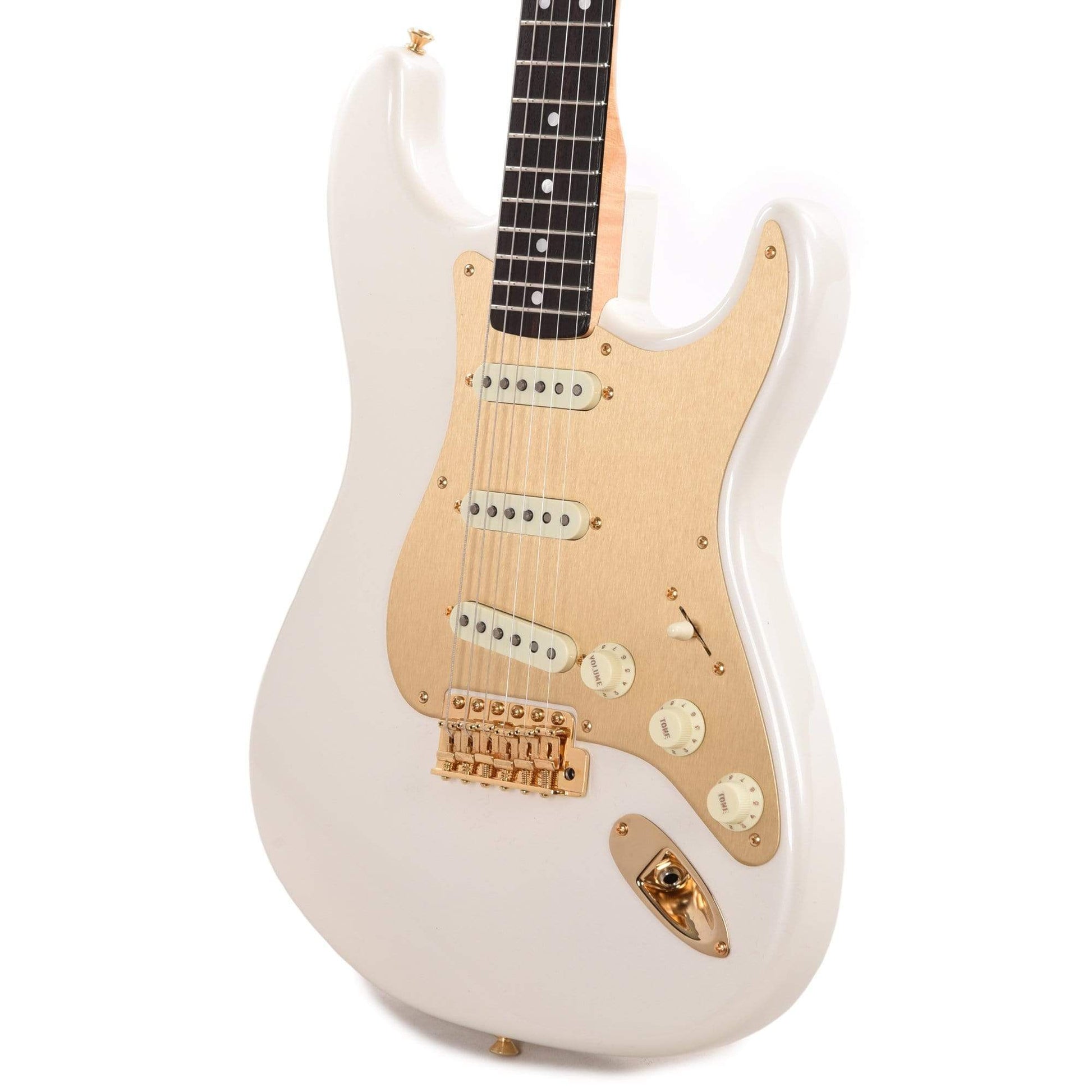 Fender Custom Shop Limited Edition 75th Anniversary Stratocaster NOS Diamond White Pearl Electric Guitars / Solid Body