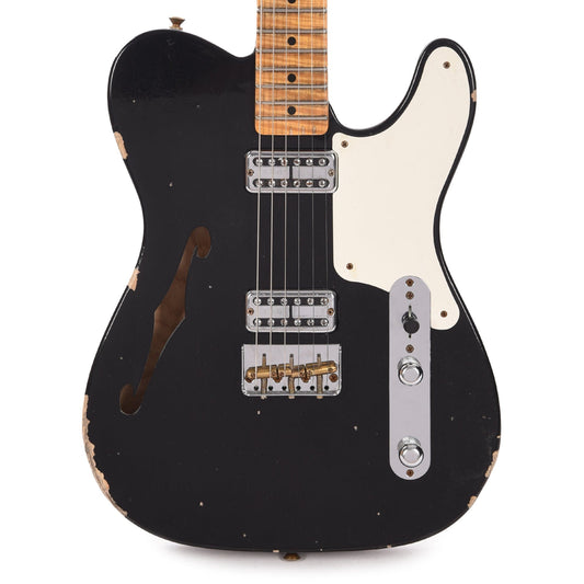 Fender Custom Shop Limited Edition Caballo Tono Ligero Relic Aged Black Electric Guitars / Solid Body