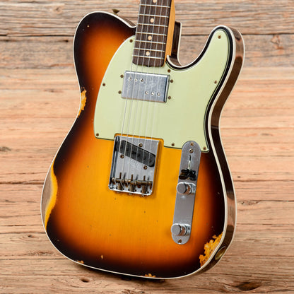Fender Custom Shop Limited Edition CuNiFe Tele Custom Relic Faded Aged Chocolate 3-Color Sunburst 2022 Electric Guitars / Solid Body