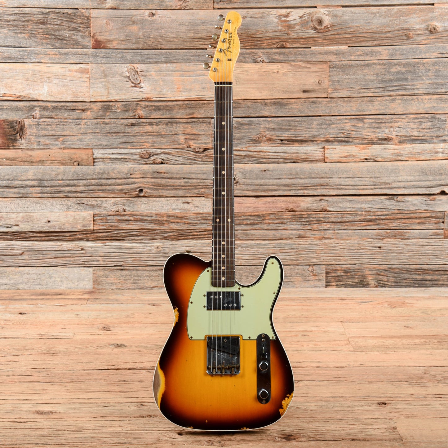 Fender Custom Shop Limited Edition CuNiFe Tele Custom Relic Faded Aged Chocolate 3-Color Sunburst 2022 Electric Guitars / Solid Body