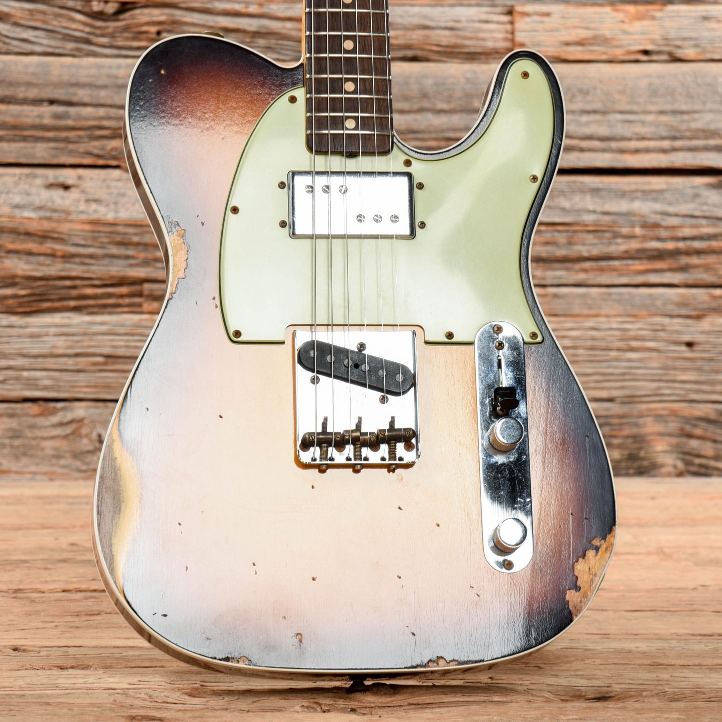 Fender Custom Shop Limited Edition CuNiFe Tele Custom Relic Faded Aged Chocolate 3-Color Sunburst 2022 Electric Guitars / Solid Body
