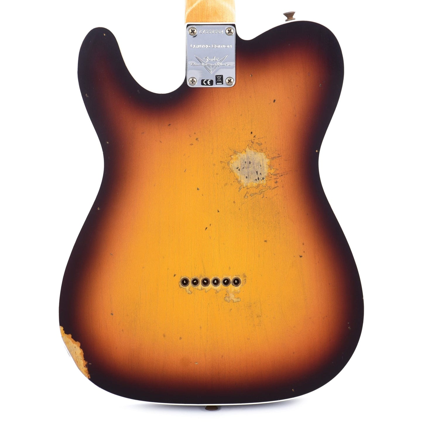 Fender Custom Shop Limited Edition CuNiFe Tele Custom Relic Faded Aged Chocolate 3-Color Sunburst Electric Guitars / Solid Body