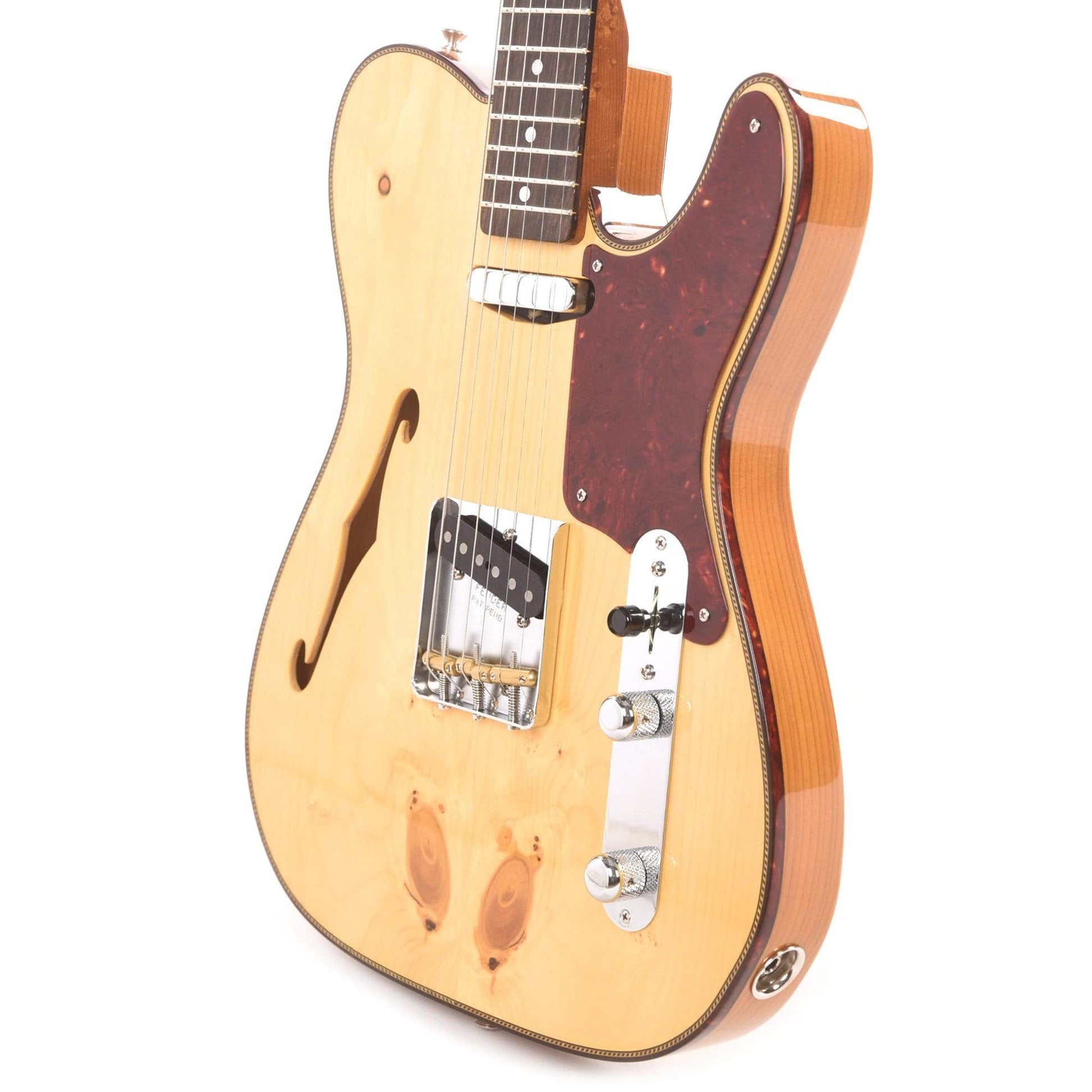 Fender Custom Shop Limited Edition Knotty Pine Telecaster Thinline NOS Aged Natural Electric Guitars / Solid Body