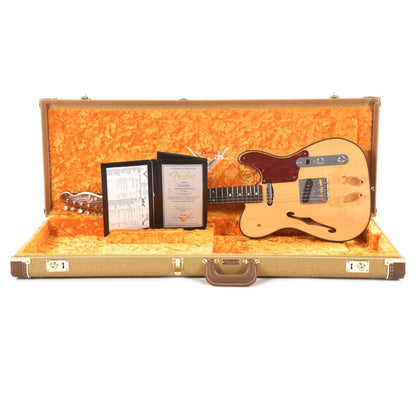 Fender Custom Shop Limited Edition Knotty Pine Telecaster Thinline NOS Aged Natural Electric Guitars / Solid Body