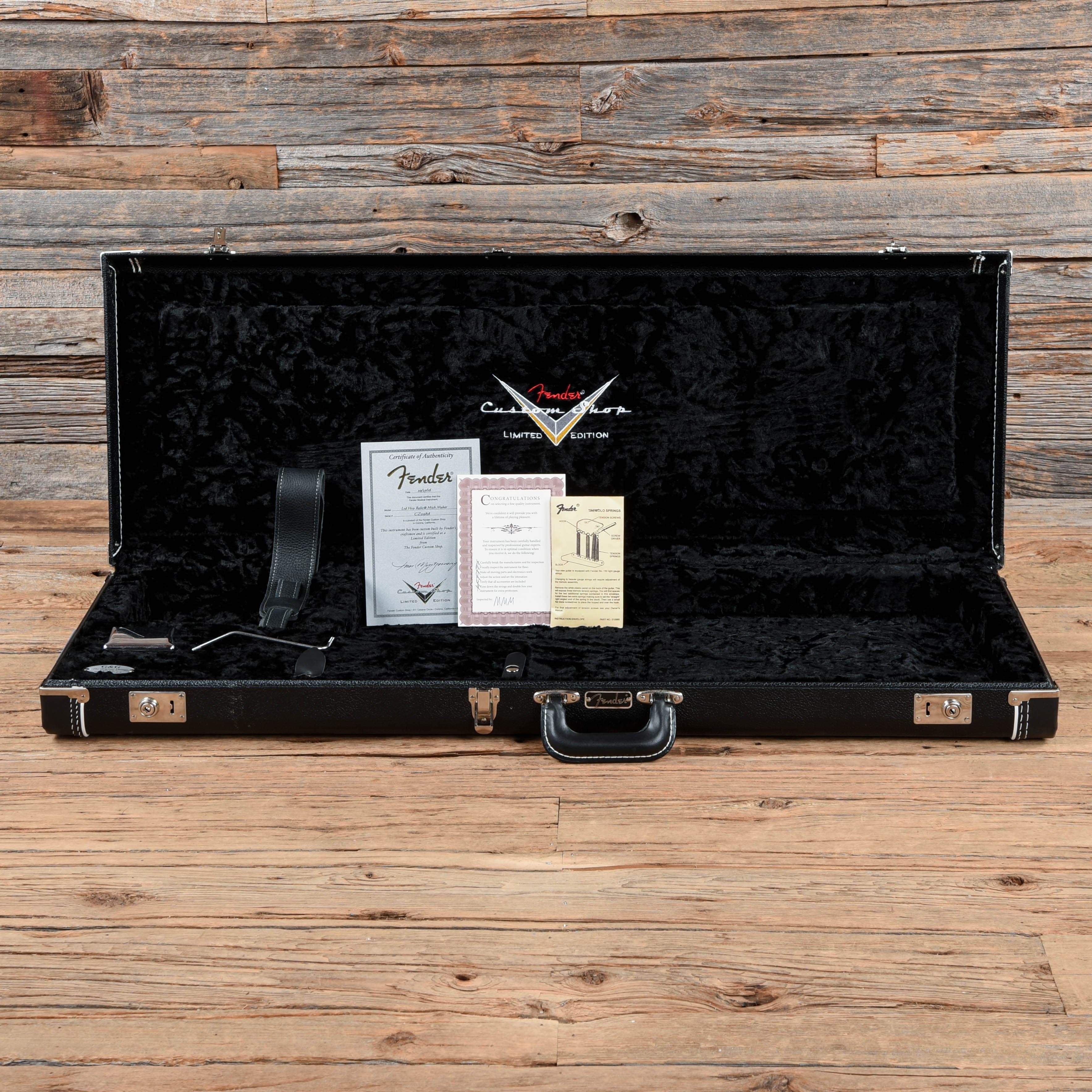 Fender Custom Shop Limited Edition Mischief Maker Heavy Relic Daphne Blue Over Sunburst 2016 Electric Guitars / Solid Body