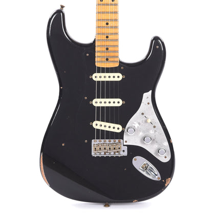 Fender Custom Shop Limited Edition Poblano II Stratocaster Relic Aged Black Electric Guitars / Solid Body
