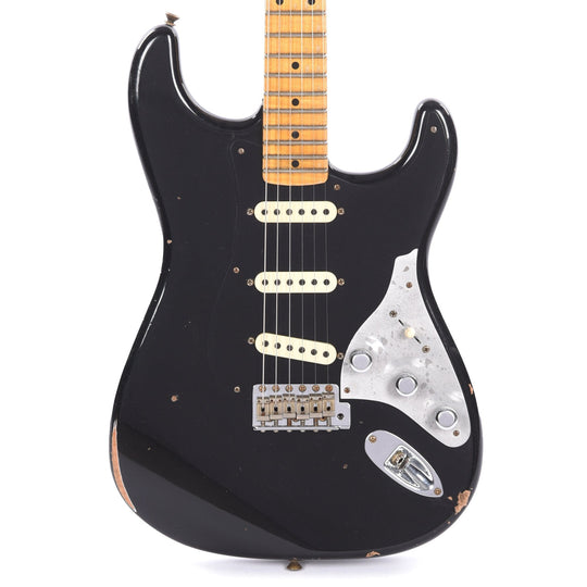 Fender Custom Shop Limited Edition Poblano II Stratocaster Relic Aged Black Electric Guitars / Solid Body