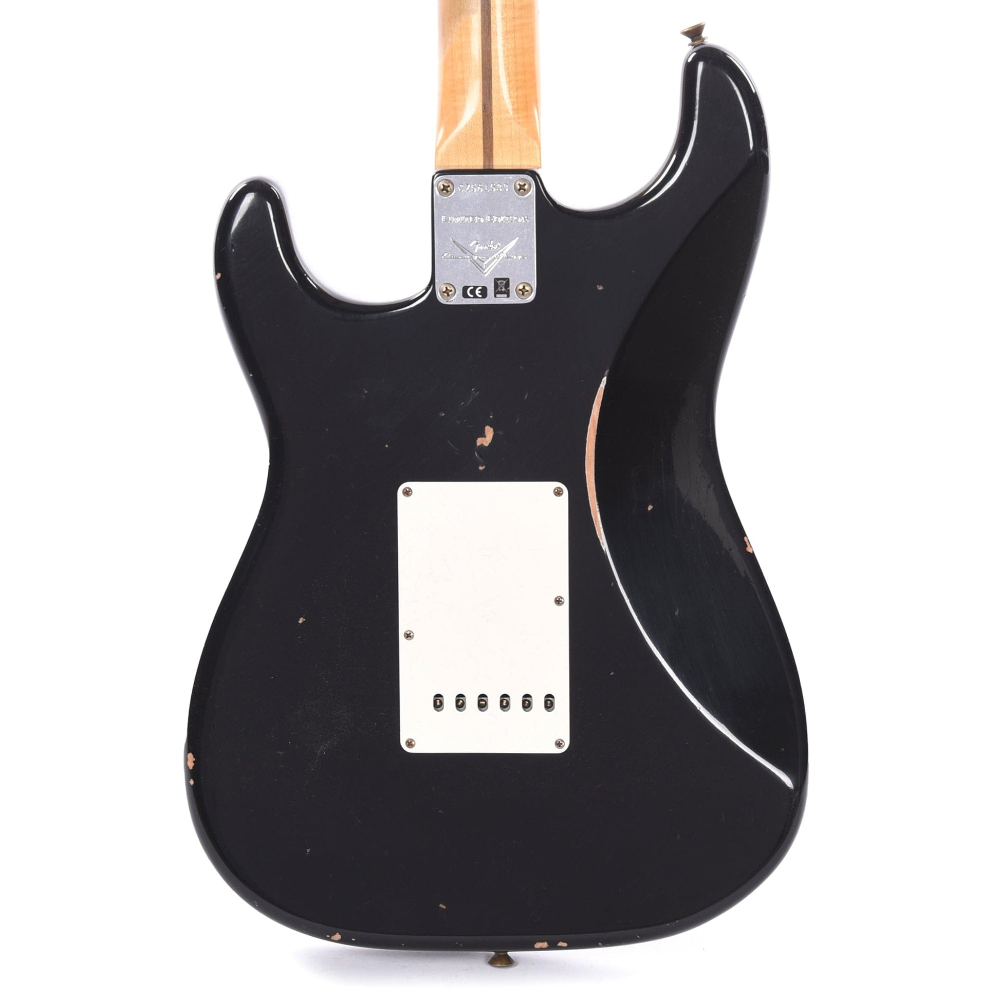 Fender Custom Shop Limited Edition Poblano II Stratocaster Relic Aged Black Electric Guitars / Solid Body