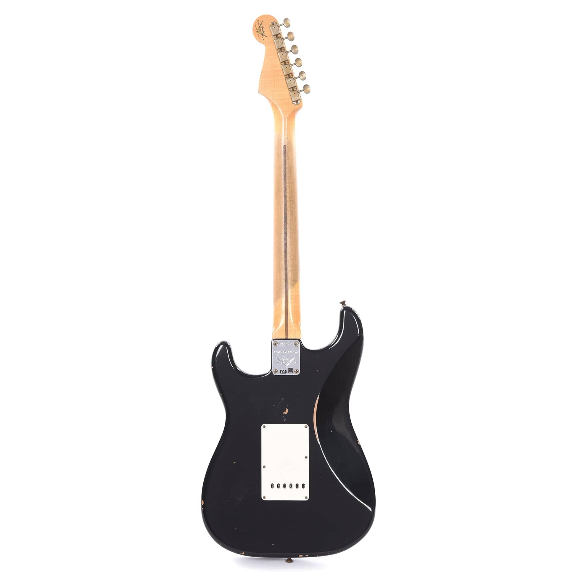 Fender Custom Shop Limited Edition Poblano II Stratocaster Relic Aged Black Electric Guitars / Solid Body