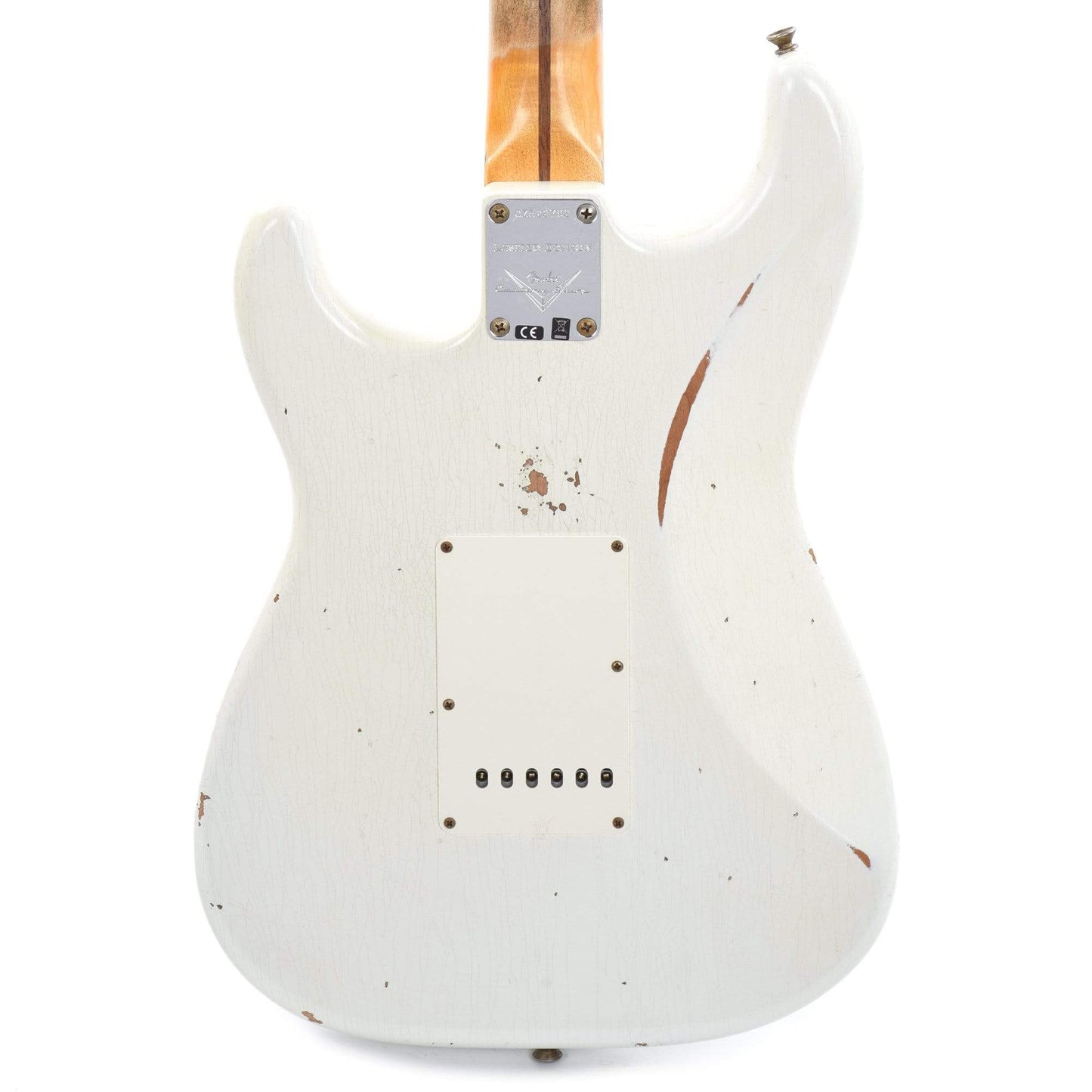 Fender Custom Shop Limited Edition Poblano II Stratocaster Relic Aged Olympic White Electric Guitars / Solid Body