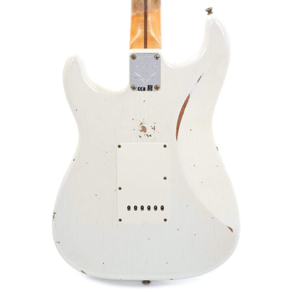 Fender Custom Shop Limited Edition Poblano II Stratocaster Relic Aged Olympic White Electric Guitars / Solid Body