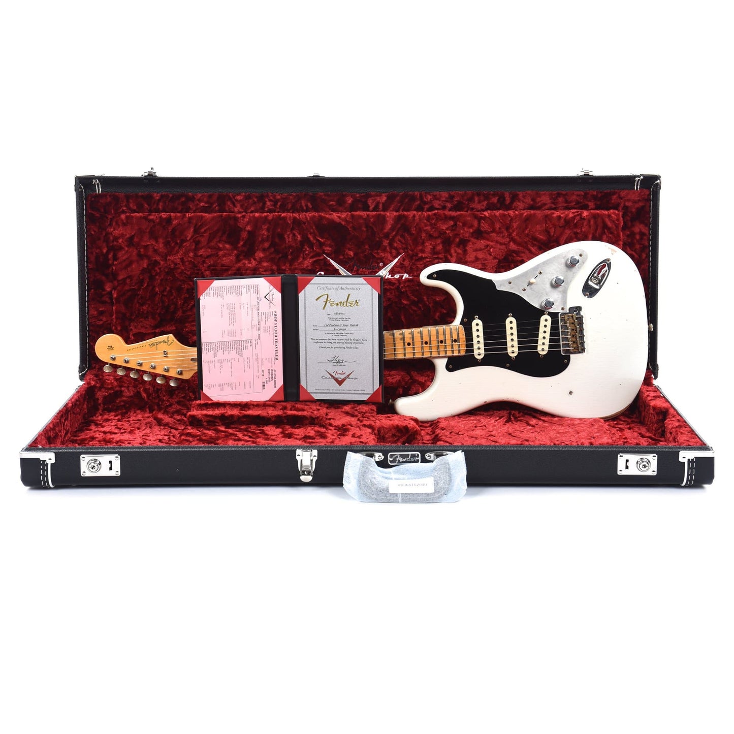 Fender Custom Shop Limited Edition Poblano II Stratocaster Relic Aged Olympic White Electric Guitars / Solid Body
