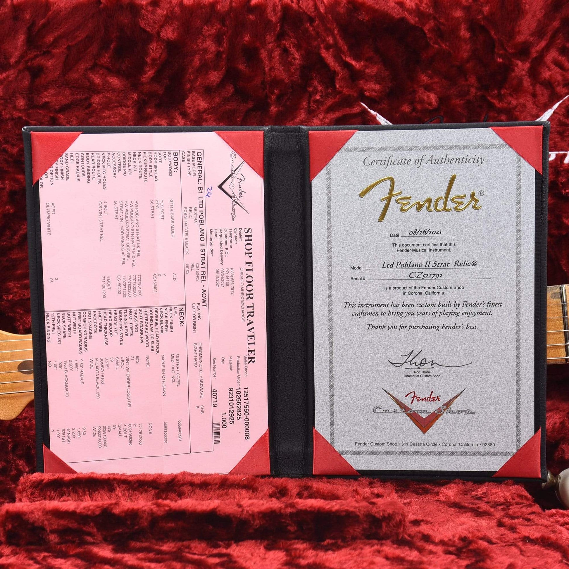 Fender Custom Shop Limited Edition Poblano II Stratocaster Relic