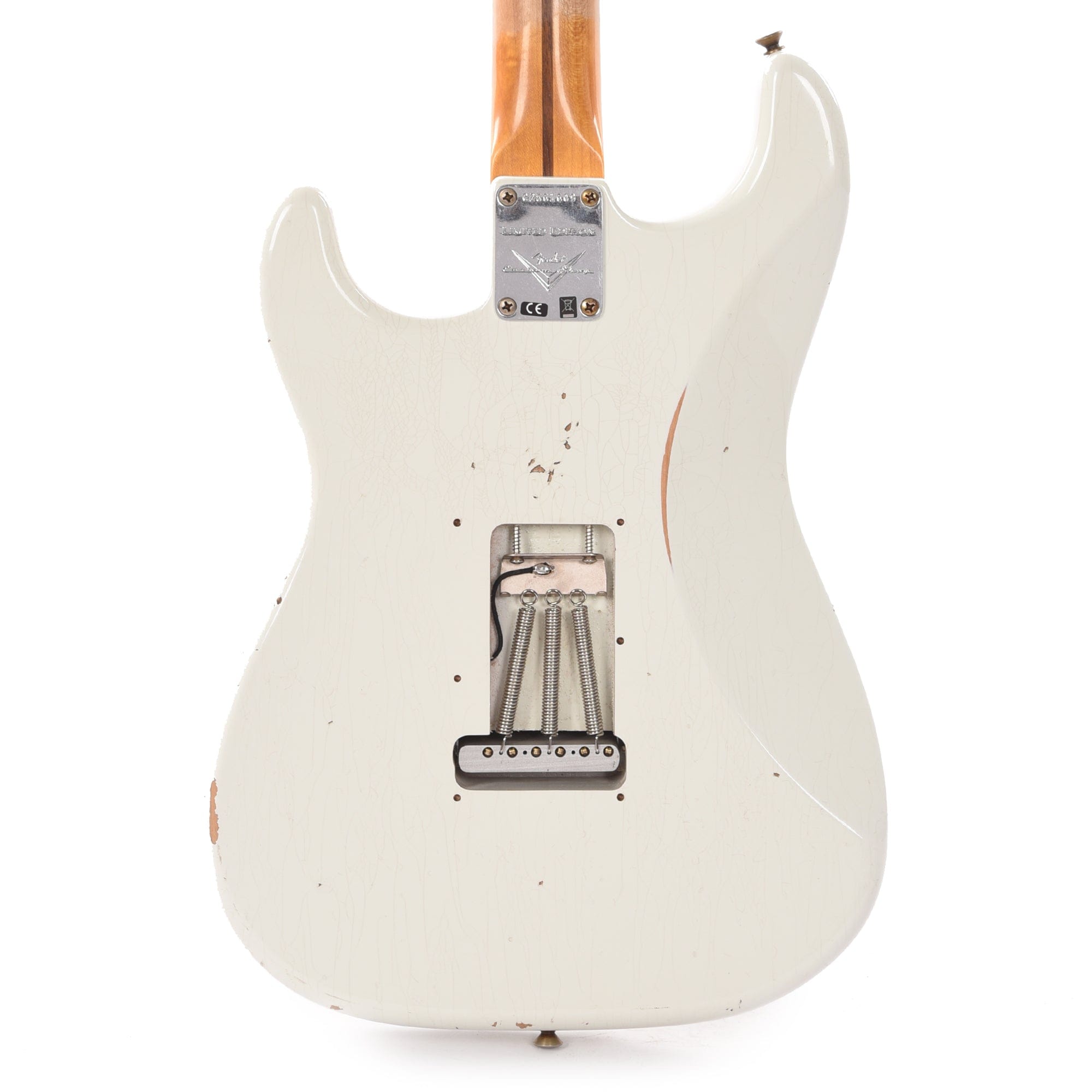 Fender Custom Shop Limited Edition Poblano II Stratocaster Relic Maple Neck Aged Olympic White Electric Guitars / Solid Body