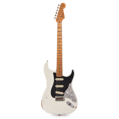 Fender Custom Shop Limited Edition Poblano II Stratocaster Relic Maple Neck Aged Olympic White Electric Guitars / Solid Body