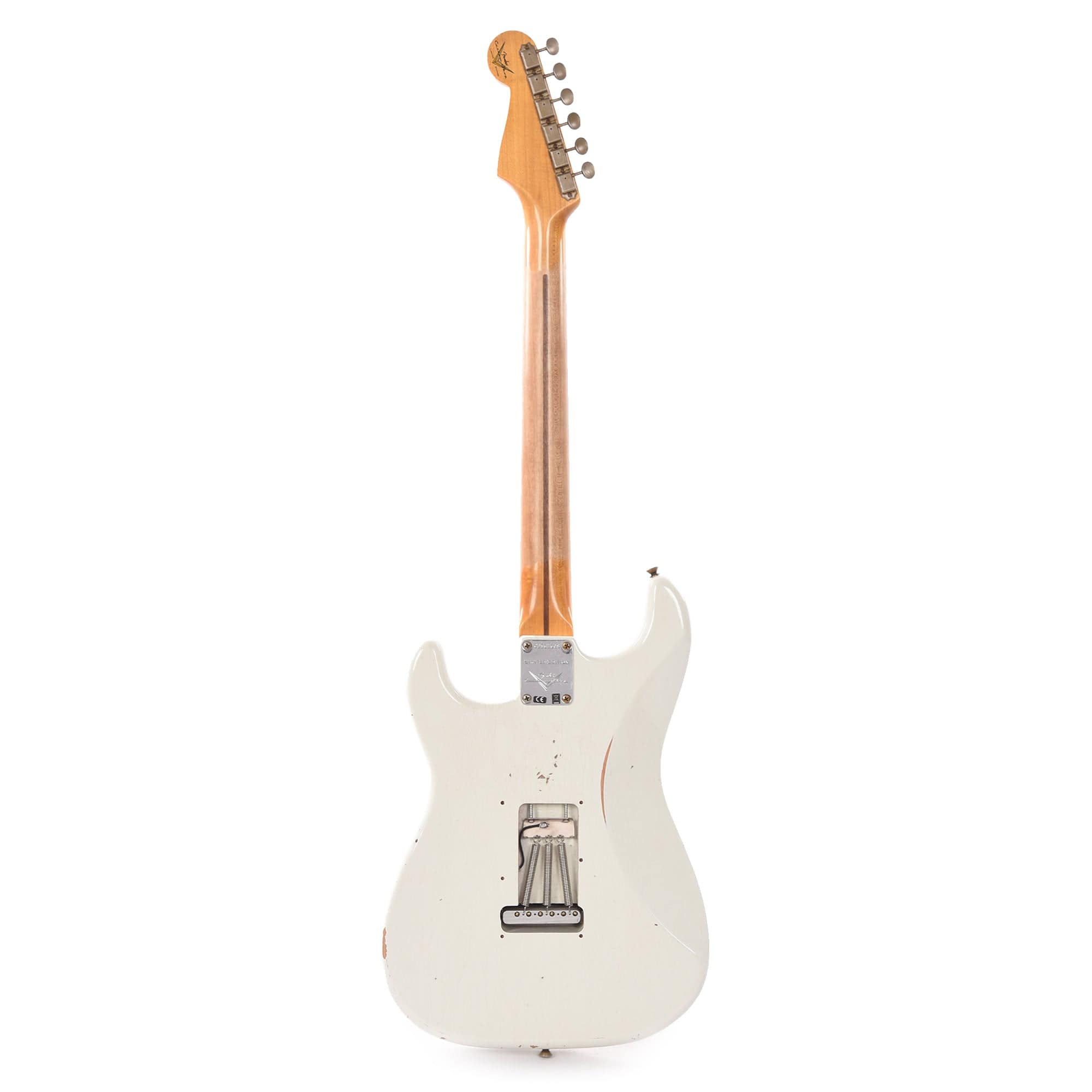 Fender Custom Shop Limited Edition Poblano II Stratocaster Relic Maple Neck Aged Olympic White Electric Guitars / Solid Body