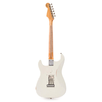 Fender Custom Shop Limited Edition Poblano II Stratocaster Relic Maple Neck Aged Olympic White Electric Guitars / Solid Body
