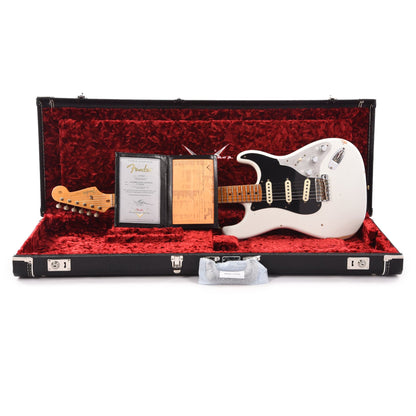 Fender Custom Shop Limited Edition Poblano II Stratocaster Relic Maple Neck Aged Olympic White Electric Guitars / Solid Body