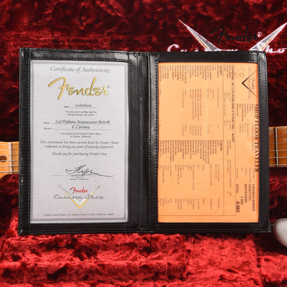 Fender Custom Shop Limited Edition Poblano II Stratocaster Relic Maple Neck Aged Olympic White Electric Guitars / Solid Body