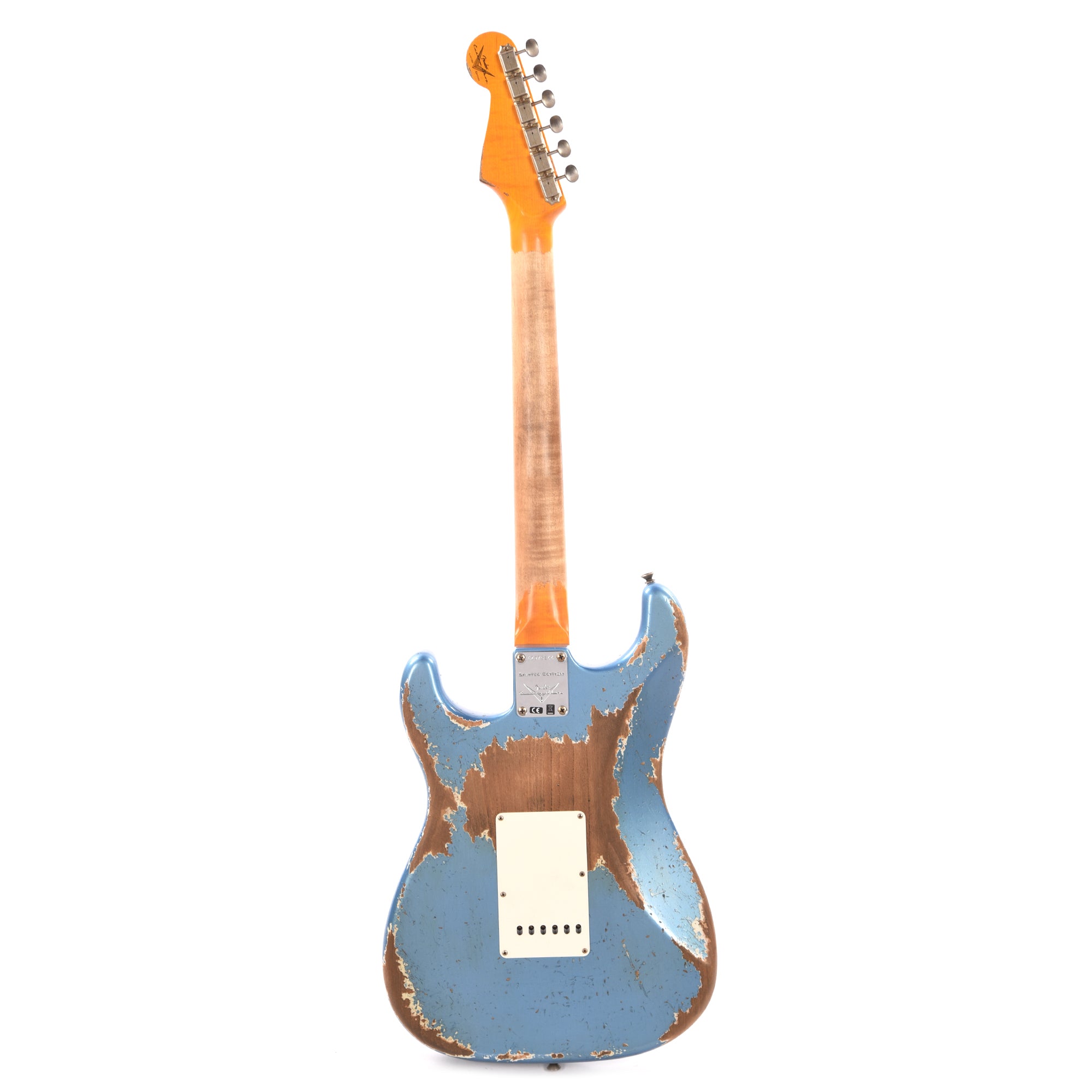 Fender Custom Shop Limited Edition Red Hot Stratocaster Super Heavy Relic Super Faded Aged Lake Placid Blue Electric Guitars / Solid Body