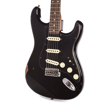 Fender Custom Shop Limited Edition Roasted Poblano Stratocaster Relic Aged Black Electric Guitars / Solid Body