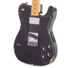 Fender Custom Shop Limited Edition Telecaster Custom Maple Relic Aged Black Electric Guitars / Solid Body