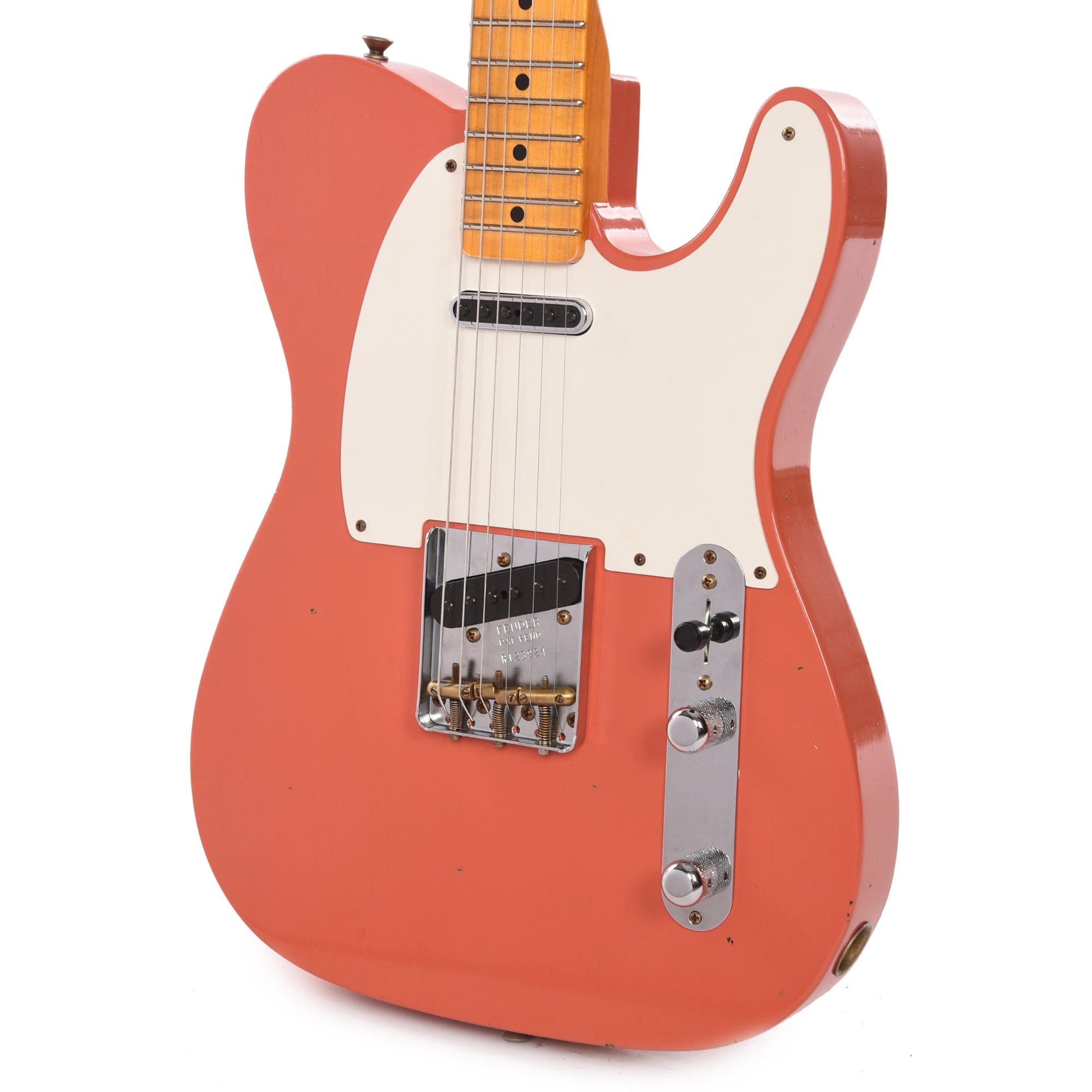 Fender Custom Shop Limited Edition Tomatillo Telecaster Journeyman Relic Super Faded Aged Tahitian Coral Electric Guitars / Solid Body