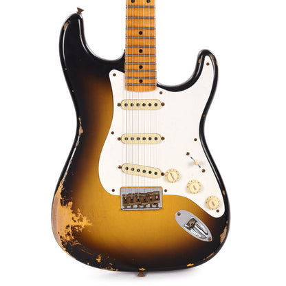 Fender Custom Shop Limited Edition Troposphere Strat Hard-Tail Heavy Relic Super Faded Aged 2-Color Sunburst Electric Guitars / Solid Body