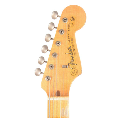 Fender Custom Shop Limited Edition Vintage Custom 1958 Jazzmaster Relic Faded Aged Chocolate 3-Tone Sunburst Electric Guitars / Solid Body