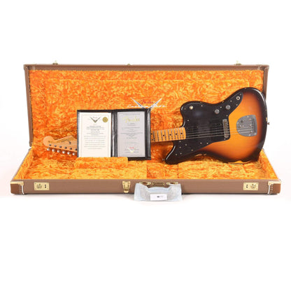 Fender Custom Shop Limited Edition Vintage Custom 1958 Jazzmaster Relic Faded Aged Chocolate 3-Tone Sunburst Electric Guitars / Solid Body