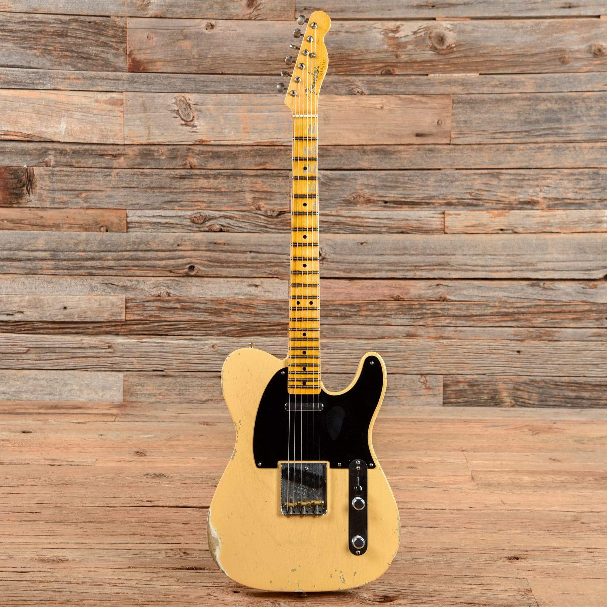 Fender Custom Shop Limited Vintage Custom 1950 Double Esquire Journeyman Relic Faded Nocaster Blonde 2018 Electric Guitars / Solid Body